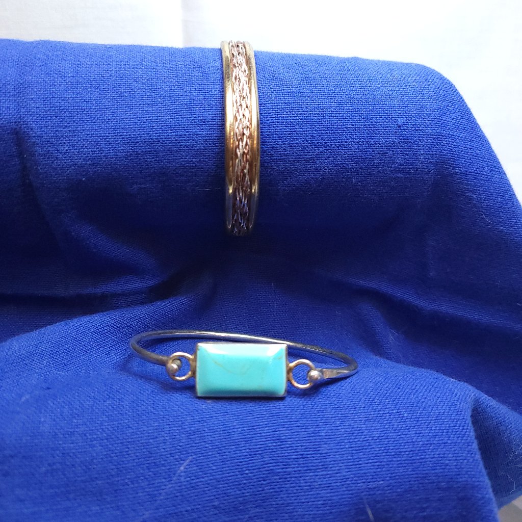 Two Bangle Bracelets